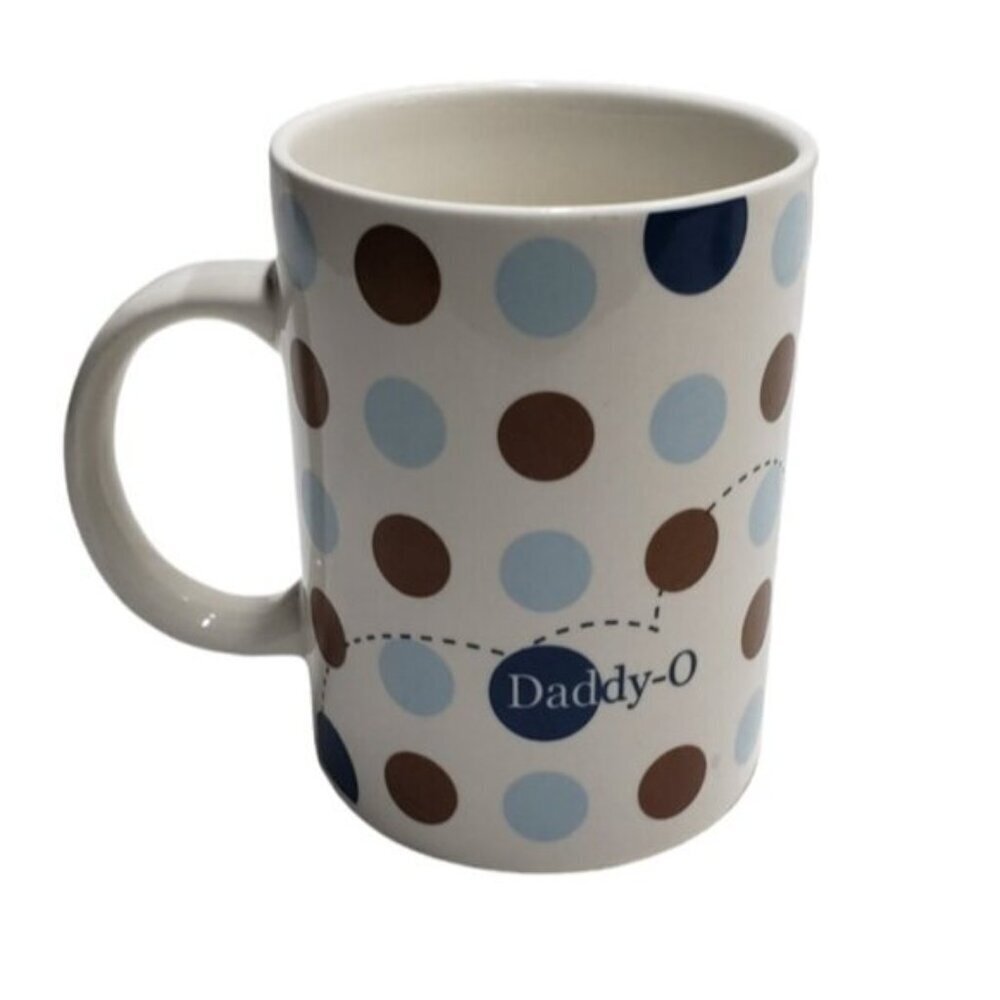 🔷Vintage Starbucks Daddy O Gone Fishing Mug Polka Dots 16 Ounce 2004 - Picture 11 of 11